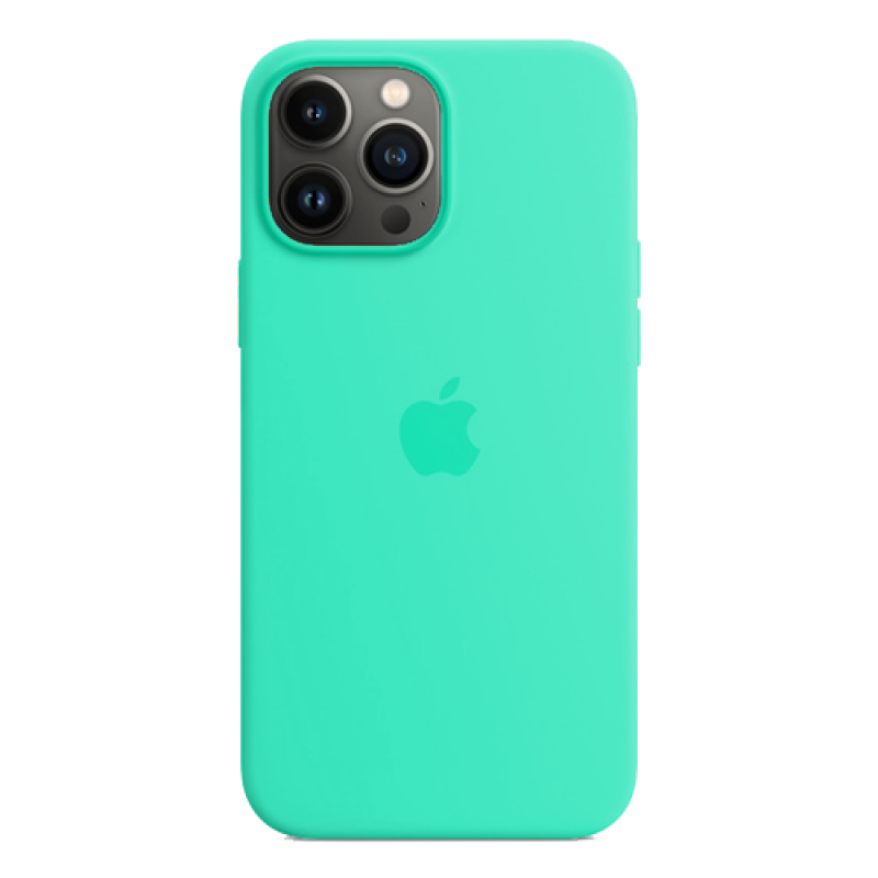 Накладка Apple iPhone 13 Pro Max Silicon Case MagSafe (Мятный)