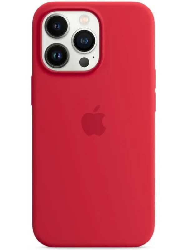 Накладка Apple iPhone 13 Pro Silicon Case MagSafe (Красный)