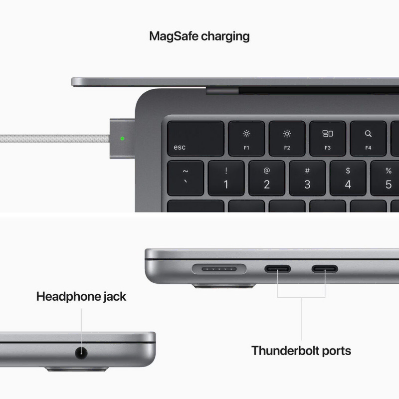 Apple MacBook Air 13 2022 M2 256GB Space Gray MLXW3